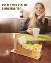 Carica l'immagine nel visualizzatore di Gallery, FMC SOLUTION Porta Accessori da caffè e Tea in bambù per 100% Natural Bambù - Ilgrandebazar