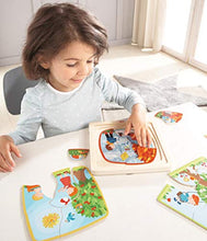 Carica l'immagine nel visualizzatore di Gallery, HABA Favorite Season in Legno Puzzle verde - Ilgrandebazar