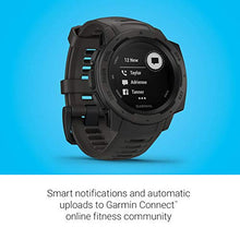 Carica l'immagine nel visualizzatore di Gallery, Garmin Instinct Graphite Sportwatch GPS, Grigio, Regular Grigio