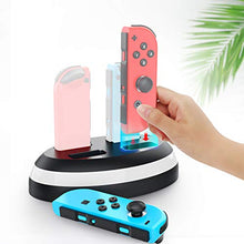 Carica l'immagine nel visualizzatore di Gallery, Thiroom Stazionamento di Ricarica per Nintendo Switch Joy-Con,Dock di...