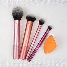 Carica l'immagine nel visualizzatore di Gallery, Real Techniques Everyday Essentials - Set completo di pennelli da trucco per...