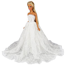 Carica l'immagine nel visualizzatore di Gallery, Miunana Abito Da Sposa Con Velo E Corona Senza Vestito Bianco + + - Ilgrandebazar