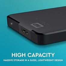 Carica l'immagine nel visualizzatore di Gallery, WD Elements Hard Disk Esterno, Portatile, USB 3.0, 2 TB, Nero 2