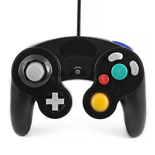 Carica l'immagine nel visualizzatore di Gallery, QUMOX nero classico controller joypad per nintendo gamecube gc e...