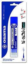 Carica l'immagine nel visualizzatore di Gallery, Osama Refill Compatibile con penne Frixion ball, 3 pezzi, blu Blu - Ilgrandebazar