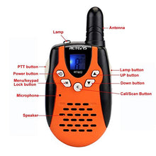 Carica l'immagine nel visualizzatore di Gallery, Retevis RT602 Walkie Talkie Bambini Ricaricabili PMR446 8 Canali Display LCD...