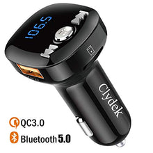 Carica l'immagine nel visualizzatore di Gallery, Trasmettitore FM Bluetooth, Clydek V5.0 Bluetooth Adattatore per Autoradio...