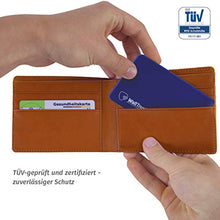 Carica l'immagine nel visualizzatore di Gallery, WallTrust RFID Cover protettiva per carte di credito, plastica, Set Di 3 Blu