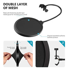 Carica l'immagine nel visualizzatore di Gallery, Neewer NW(B-3) 6" Filtro Antipop di Microfono da Studio con Clip Supporto... - Ilgrandebazar