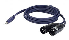 Carica l'immagine nel visualizzatore di Gallery, Dap Audio Cavo Adattatore da Mini Jack Stereo a Doppio Cannon Xlr Maschio 3p...