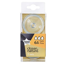 Carica l'immagine nel visualizzatore di Gallery, Tommee Tippee Closer to Nature Tettarelle, Flusso Rapido (2 Pezzi) - Ilgrandebazar