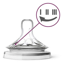 Carica l'immagine nel visualizzatore di Gallery, Philips SCF045/27 Avent 2 Tettarelle Natural Flusso Regolabile, Foro con...