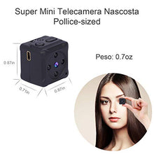 Carica l'immagine nel visualizzatore di Gallery, Mini Telecamera Spia Nascosta,NIYPS Full HD 1080P Portatile Micro Spy mini
