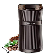 Carica l'immagine nel visualizzatore di Gallery, TOPERSUN Macinacaffè Elettrico con Lama 200W lame in acciaio inossidabile...