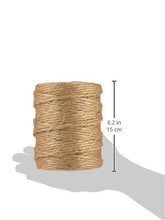 Carica l'immagine nel visualizzatore di Gallery, Rayher Cordone Juta, 6-x, 6mm ø, Naturale, rocchetto 120m, naturale - Ilgrandebazar