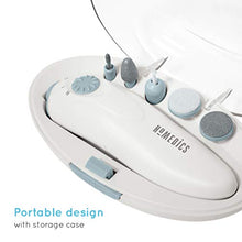 Carica l'immagine nel visualizzatore di Gallery, Homedics Manicure e Pedicure Portatile con 5 Accessori Professionali e 2... - Ilgrandebazar