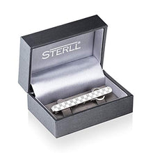 Carica l'immagine nel visualizzatore di Gallery, Sterling - Fermacravatta a scacchiera da uomo, in argento 925