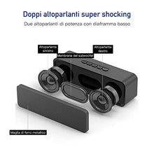 Carica l'immagine nel visualizzatore di Gallery, Altoparlante portatile Bluetooth Sonkir, altoparlante wireless 5.0...