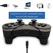 Carica l'immagine nel visualizzatore di Gallery, PS3 Controller, Wireless Bluetooth Gamepad Double Vibration Six-Axis Remote...