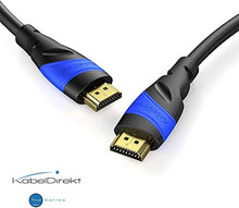 Carica l'immagine nel visualizzatore di Gallery, KabelDirekt Cavo HDMI 4K, Compatibile con 2.0a/b, 2.0, 20 m, Nero/Blu - Ilgrandebazar