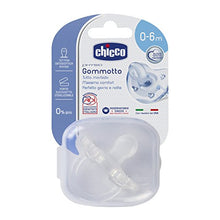 Carica l'immagine nel visualizzatore di Gallery, Chicco 00073011320000 Succhietto Gommotto Physio 0-6 Mesi, Trasparente - Ilgrandebazar
