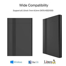 Carica l'immagine nel visualizzatore di Gallery, GeekerChip 2.5 inch USB 3.0 HDD SSD Case Esterno per Disco Rigido Nero