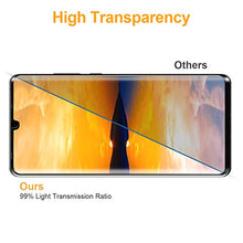 Carica l'immagine nel visualizzatore di Gallery, NONZERS [2 Pezzi] Proteggi schermo in vetro temperato per Huawei P30 Nero