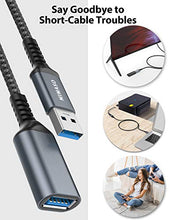 Carica l'immagine nel visualizzatore di Gallery, Nimaso Cavo Prolunga USB 3.0 [2Pezzi/1M+2M],Cavo Maschio e Femmina 5Gbps...