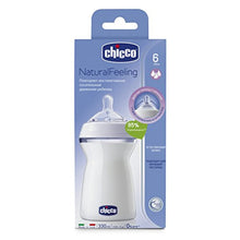 Carica l'immagine nel visualizzatore di Gallery, Chicco 80737 Natural Feeling Biberon, 6 Mesi, 330 ml, Flusso Veloce 330 ml - Ilgrandebazar