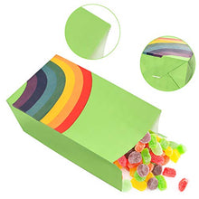 Carica l'immagine nel visualizzatore di Gallery, 48 Pezzi Sacchetto Regalo Arcobaleno, Borsa per Feste di Compleanno in Carta...