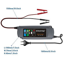Carica l'immagine nel visualizzatore di Gallery, ERAYAK 3.0A 6V/12V Caricabatterie Carica Batteria per Auto e Moto Automatico... - Ilgrandebazar
