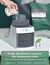 Carica l'immagine nel visualizzatore di Gallery, Homitt Mini Raffreddatore D'aria, Personale Condizionatori Evaporativoa 3...