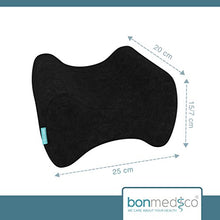 Carica l'immagine nel visualizzatore di Gallery, bonmedico Cuscino Ergonomico per Ginocchio e Gambe, in Memory Nero - Ilgrandebazar