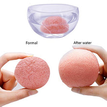 Carica l'immagine nel visualizzatore di Gallery, Konjac Spugna, 5 Pezzi Miss Gorgeous Spugna Viso e Corpo con Tè Verde, 100%... - Ilgrandebazar