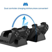 Carica l'immagine nel visualizzatore di Gallery, RegeMoudal PlayStation Supporto Verticale per PS4 Pro/ Slim/ PS4,con Nero