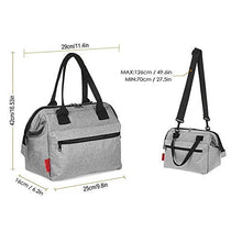 Carica l'immagine nel visualizzatore di Gallery, Esonmus Borsa Termica Portatile a Tenuta Stagna 25 * 16 * 23 cm, Grigio - Ilgrandebazar