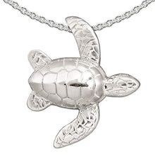 Carica l'immagine nel visualizzatore di Gallery, CLEVER SCHMUCK - Ciondolo a Forma di Tartaruga in Argento, 25 mm, in... - Ilgrandebazar