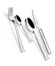 Carica l'immagine nel visualizzatore di Gallery, Monix Set di 24 Posate in Acciaio Inox con Coltelli per Bistecca