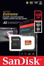 Carica l'immagine nel visualizzatore di Gallery, SanDisk Extreme Scheda di Memoria microSDXC da 128 GB e adattatore SD 128