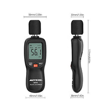Carica l'immagine nel visualizzatore di Gallery, Fonometro Meterk Gamma 30-130dB a Risposta Rapida Ampio Schermo... - Ilgrandebazar