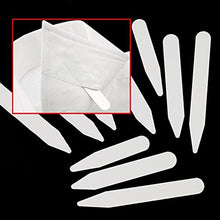 Carica l'immagine nel visualizzatore di Gallery, VORCOOL Colletto bianco plastica rimane irrigidimenti per Mens camicia in 3...