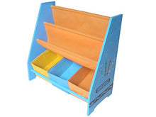 Carica l'immagine nel visualizzatore di Gallery, Kiddi Style Pastello Libreria Espositore per bambini in Legno blu - Ilgrandebazar