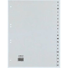 Carica l'immagine nel visualizzatore di Gallery, Rexel 25240481 Divisori Alfanumerici 20 Sezioni 4, Grigio, 20 Pezzi - Ilgrandebazar
