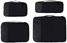 Carica l'immagine nel visualizzatore di Gallery, AmazonBasics ZH1509009, Set da 4 cubi Piccola, Media, Grande, Sottile, Nero
