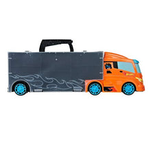 Carica l'immagine nel visualizzatore di Gallery, ODS- Transporter 40 Hot Wheels Camion Valigetta con Auto Originali Incluse,...