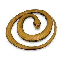 Carica l'immagine nel visualizzatore di Gallery, Wild Republic 20775 Gomma Serpente Small Ball Python 117 cm, Nero, Giallo - Ilgrandebazar