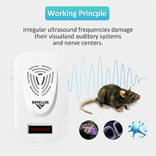 Carica l'immagine nel visualizzatore di Gallery, ROOTOK Repellente ad Ultrasuoni per Topi Scacciatopi Repellente...