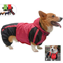 Carica l'immagine nel visualizzatore di Gallery, Lovelonglong, Impermeabile per la pioggia con cappuccio, D-L (for Corgi), red