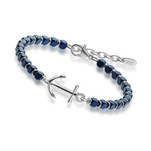 Carica l'immagine nel visualizzatore di Gallery, Amtier Braccialetti di Ancoraggio Perline Blu Unisex A - Ilgrandebazar