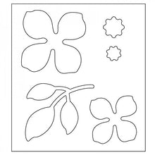 Carica l'immagine nel visualizzatore di Gallery, Sizzix Thinlits Fustella, Fiore Asiatico